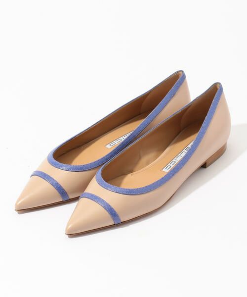 セール】 PELLICO パイピングフラットパンプス （フラットシューズ