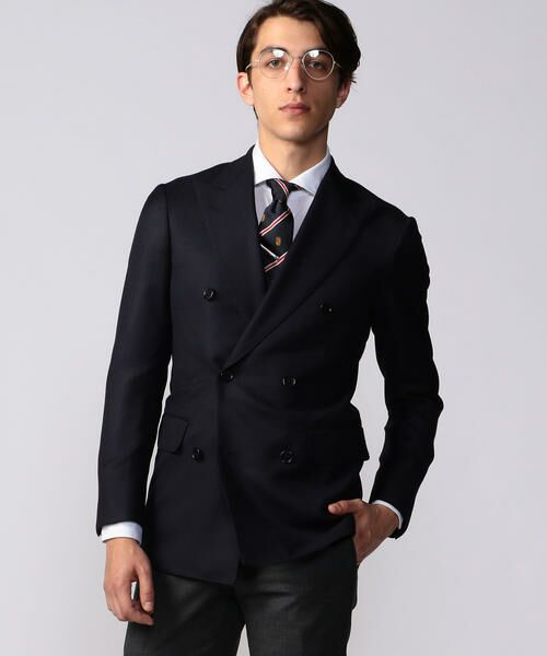 セール】 HORIZON TWILL 6Bダブルブレストテーラードジャケット