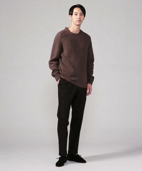 セール】 FEDELI ウールカシミヤブークレ クルーネックニット （ニット