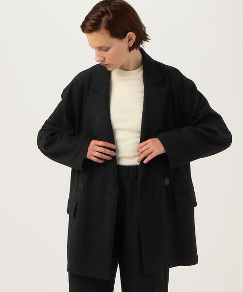 セール】 ウールナイロン ダブルブレストジャケット （テーラード
