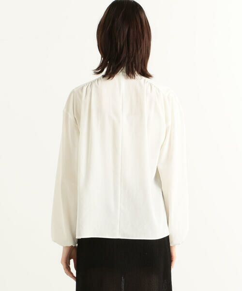 セール】 シルキークロス ボウタイブラウス （シャツ・ブラウス