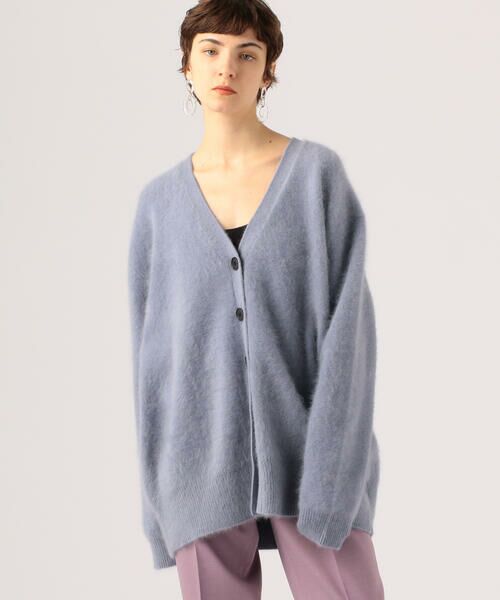 セール】 フラッフィーヤーン Vネックカーディガン （カーディガン
