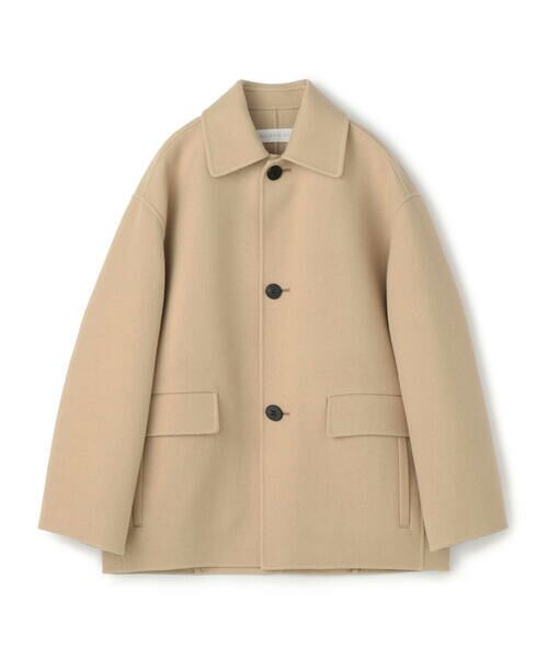 セール】 ウールカシミヤメルトン バルカラーショートコート （その他