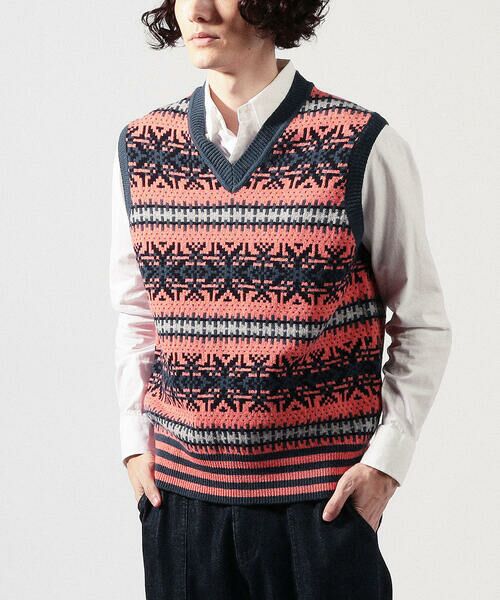 セール】 ウール フェアアイル ニットベスト （ニット・セーター