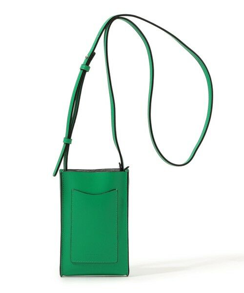 セール】 TOMORROWLAND レザーライクフォンショルダーバッグ