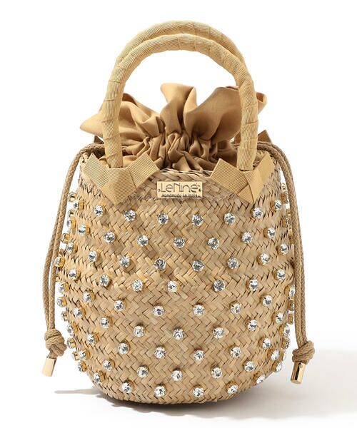 セール】 Le Nine NINA クリスタルバッグ （かごバッグ
