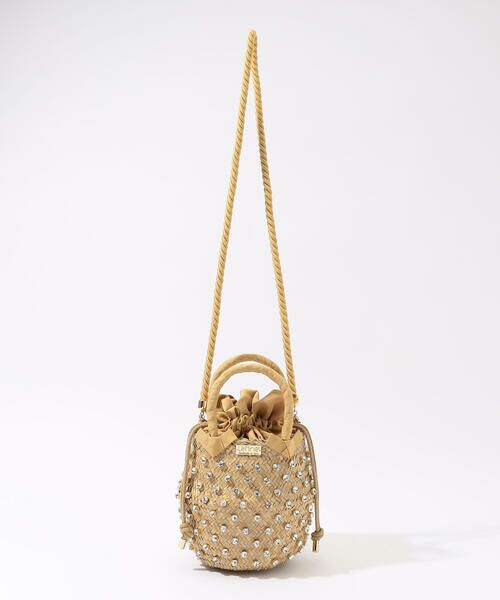 セール】 Le Nine NINA クリスタルバッグ （かごバッグ