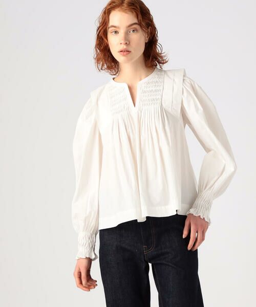 セール】 SEA NEW YORK PHOEBE コットン ロングスリーブブラウス