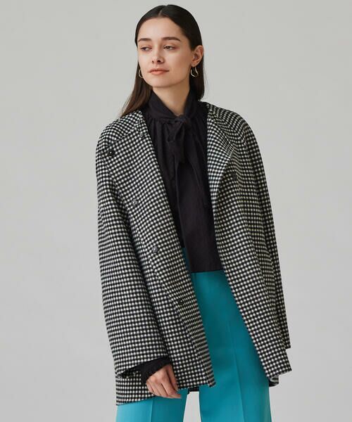 セール】 ウールビーバーメルトン ビッグカラーコート （その他