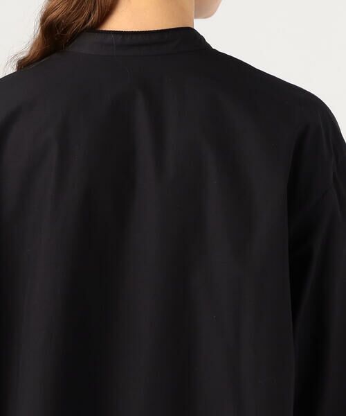 セール】 ブラックコンビネーション タックティアードシャツ （シャツ