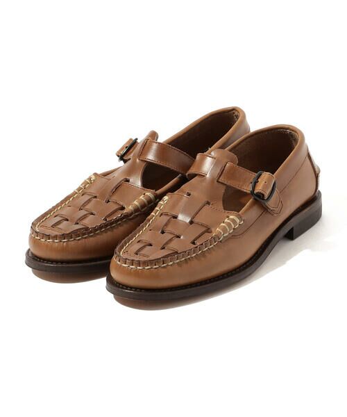 セール】 HEREU レザー編み込みローファー （フラットシューズ