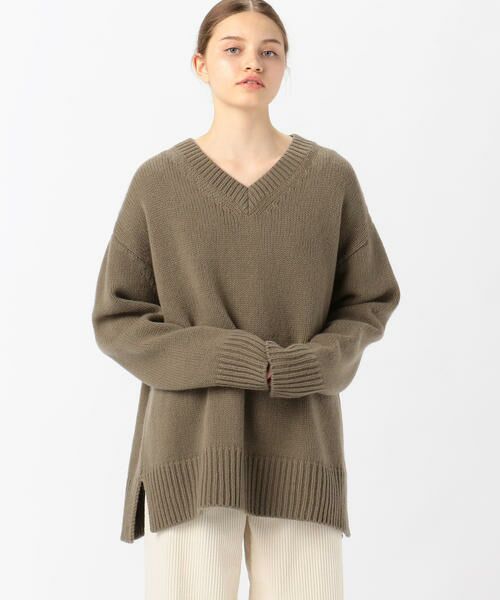 ファインウール Vネックニット （ニット・セーター）｜TOMORROWLAND