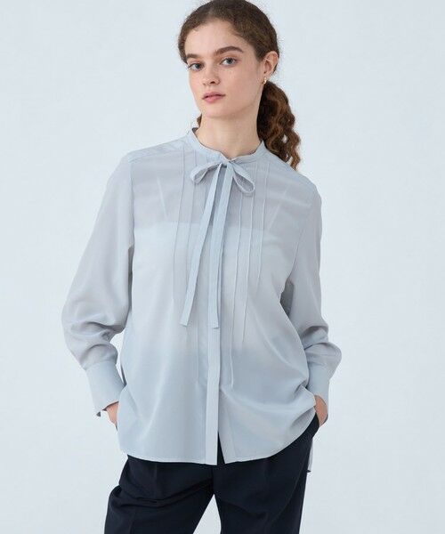 クリアデシン ボウタイブラウス （シャツ・ブラウス）｜TOMORROWLAND