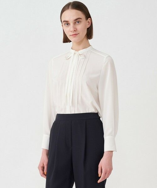 クリアデシン ボウタイブラウス （シャツ・ブラウス）｜TOMORROWLAND