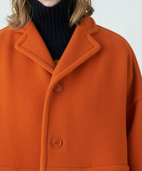 セール】 パイルメルトン オーバーサイズドコート （その他アウター