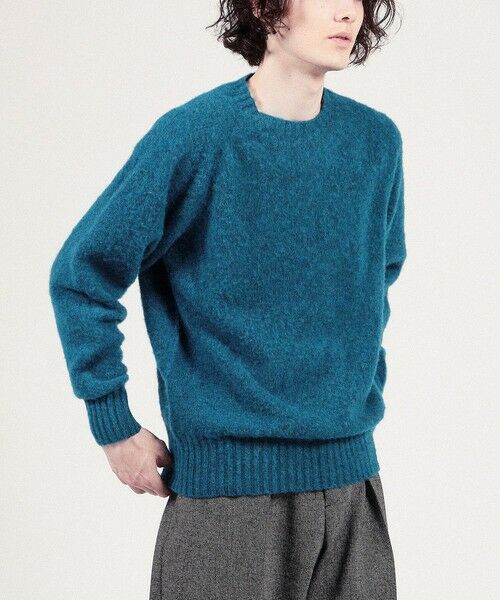 セール】 【別注】HARLEY×TOMORROWLAND ウール クルーネックプル