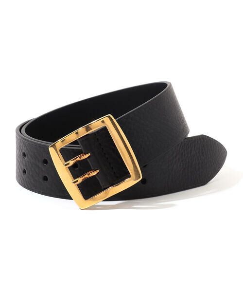 セール】 MAISON BOINET スクエアバックルレザーベルト （ベルト