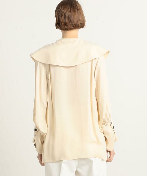 セール】 BY MALENE BIRGER FREIAS レーヨン ビッグカラーブラウス