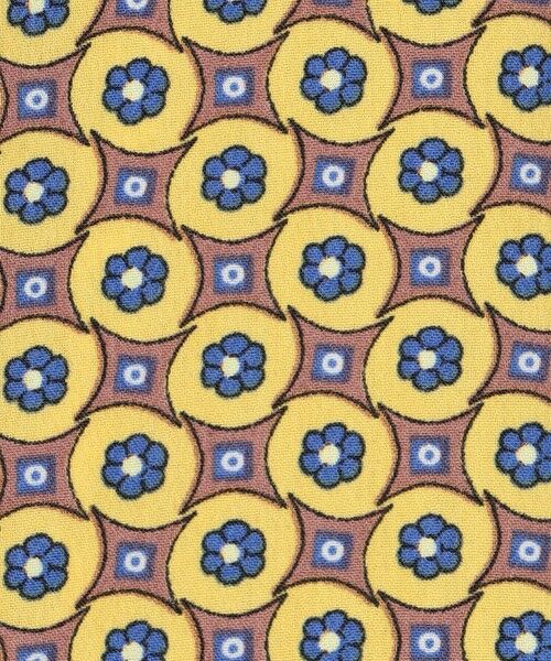 セール】 コモンフラワープリント スタンドカラーブラウス （シャツ