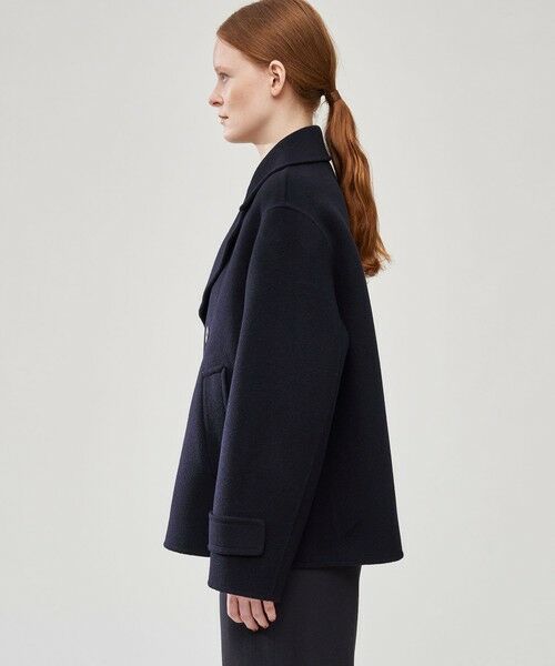 ウールカシミヤダブルフェイス Pコート （ピーコート）｜TOMORROWLAND