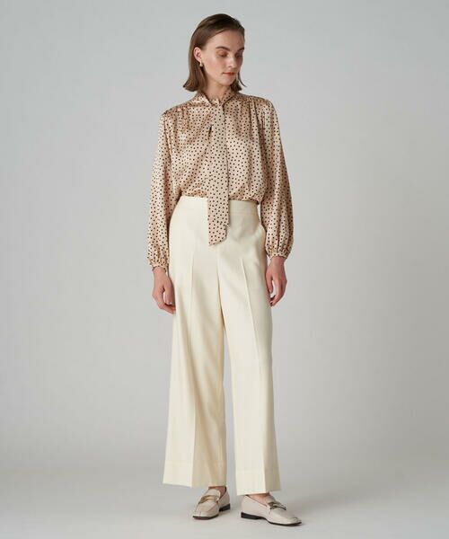 セール】 ドットプリント ボウタイブラウス （シャツ・ブラウス