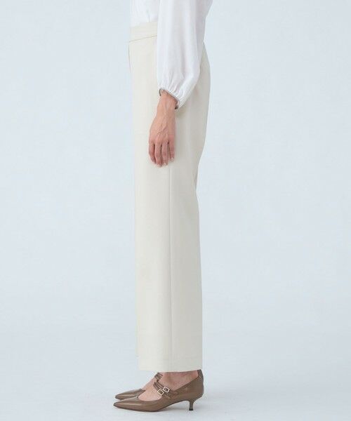 ドライダブルクロス セミワイドフレアパンツ （スラックス・ドレス