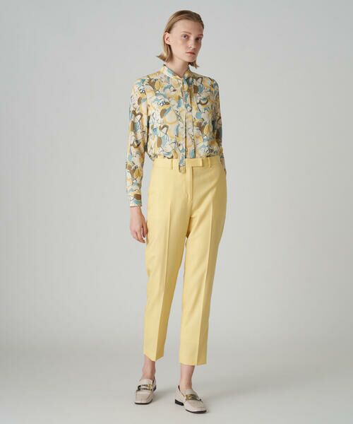 セール】 メロウフラワープリント ボウタイブラウス （シャツ