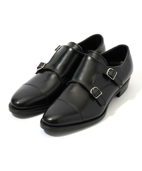 セール】 a piece of craftsman ダブルモンクストラップシューズ