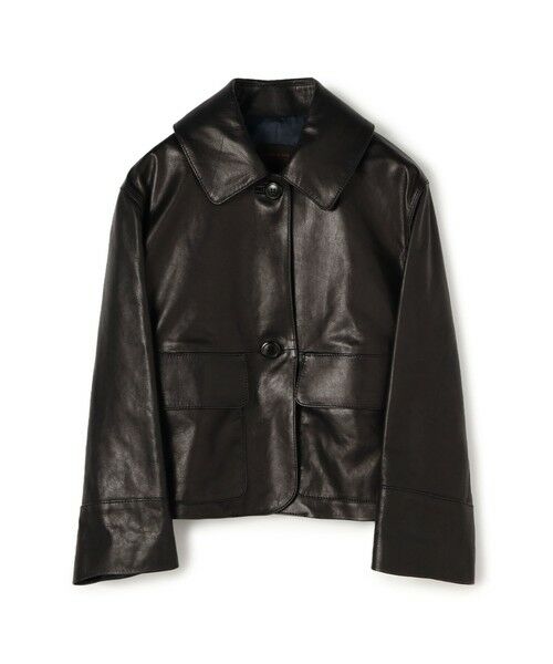 セール】 セミベジタブルレザー サックジャケット （レザーブルゾン