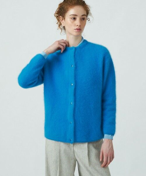 セール】 フラッフィーヤーン クルーネックカーディガン