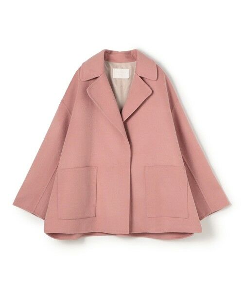 プレミアムウールリバー オープンカラーショートコート （その他