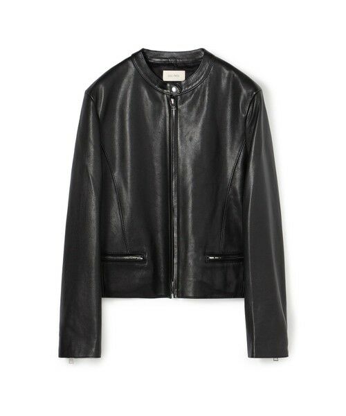 ラムレザー ジップアップブルゾン （レザーブルゾン・ジャケット