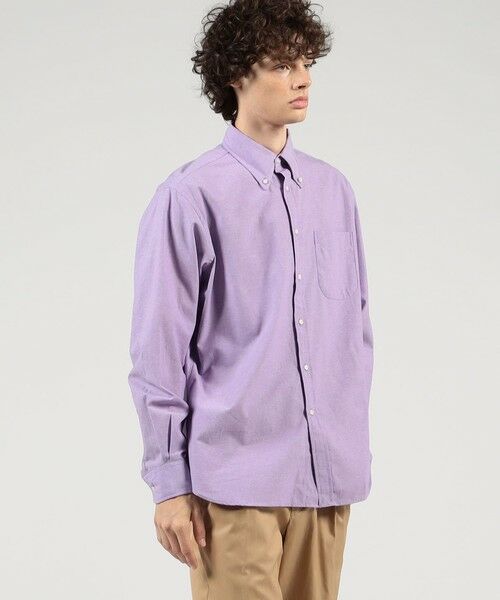 セール】 【別注】INDIVIDUALIZED SHIRTS コットン ボタンダウンシャツ