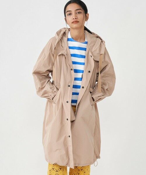 セール】 ポリステルコットンメモリークロス モッズコート