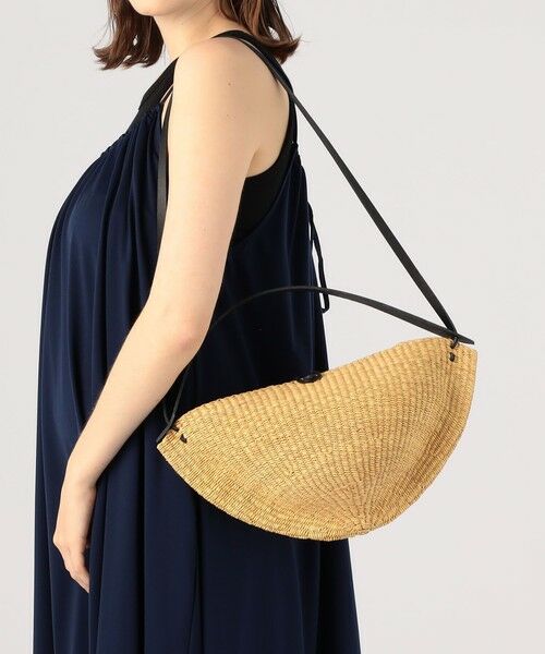 セール】 INES BRESSAND MEDIUME WALNUT ショルダーバッグ （かご