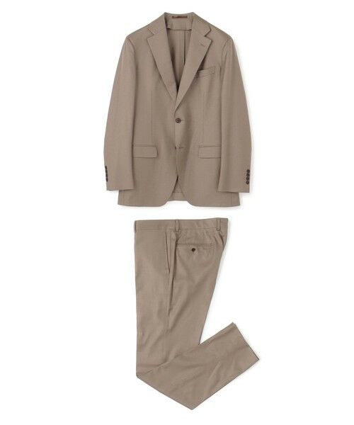 セール】 Super110'sウールシルク シングルブレステッド2Bスーツ