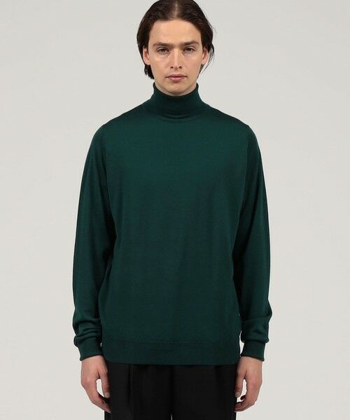 セール】 □JOHN SMEDLE RICHARDS ウール タートルネックプルオーバー