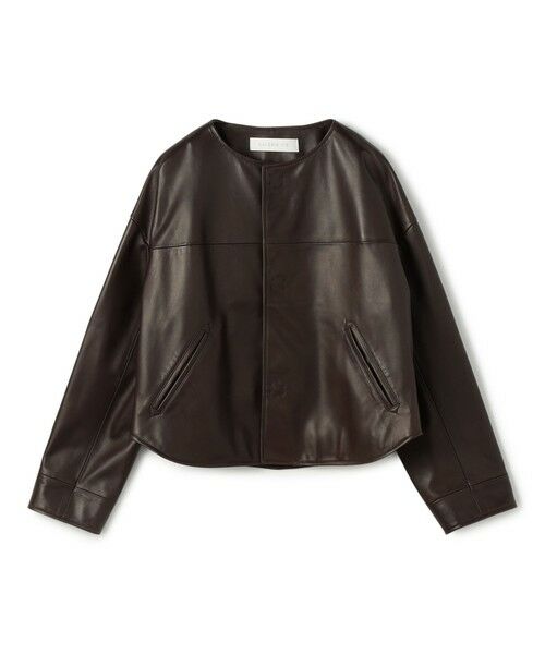 セール】 ラムレザー カラーレスライダージャケット （レザーブルゾン