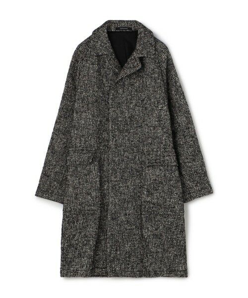 セール】 TAGLIATORE ネップツイード バルカラーコート （ステンカラー