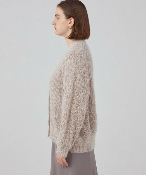 セール】 ラグジュアリーシルクモヘヤ Vネックカーディガン （ニット