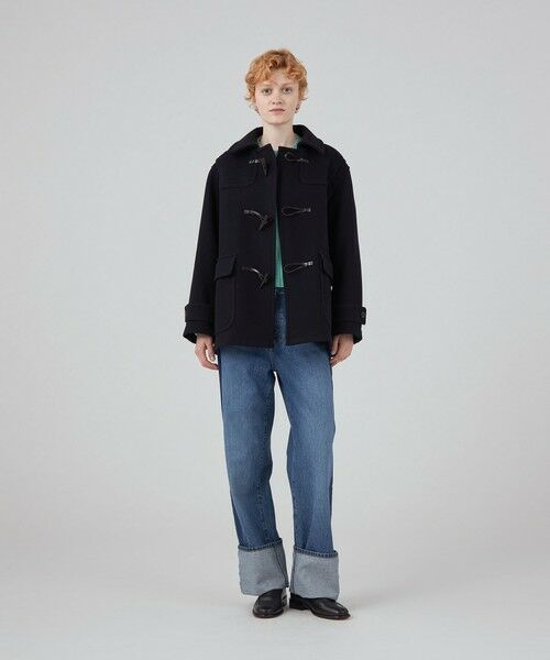 セール】 ウールナイロンメルトン ダッフルショートコート （ダッフル