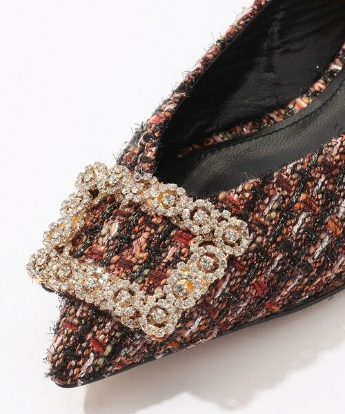 セール】 PIPPICHIC ANNA V JEWELRY 20 ビジューフラットシューズ