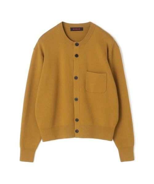 CABaN コットンカシミヤ ポケットクルーネックカーディガン （ニット