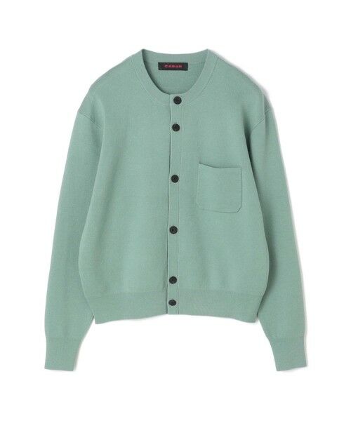 CABaN コットンカシミヤ ポケットクルーネックカーディガン （ニット