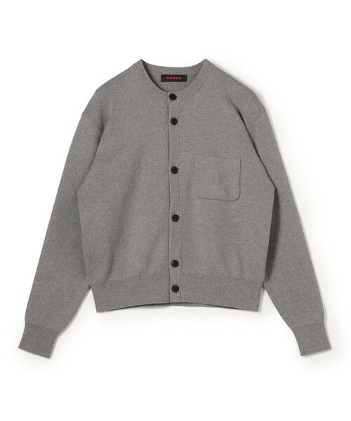 CABaN コットンカシミヤ ポケットクルーネックカーディガン （ニット