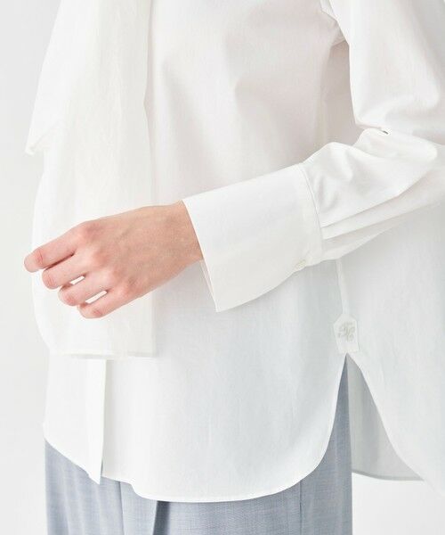 コンパクトブロード シフォンボウタイブラウス （シャツ・ブラウス