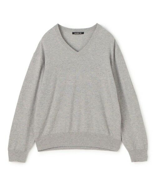 セール】 スコットランドカシミヤ Vネックプルオーバー （ニット