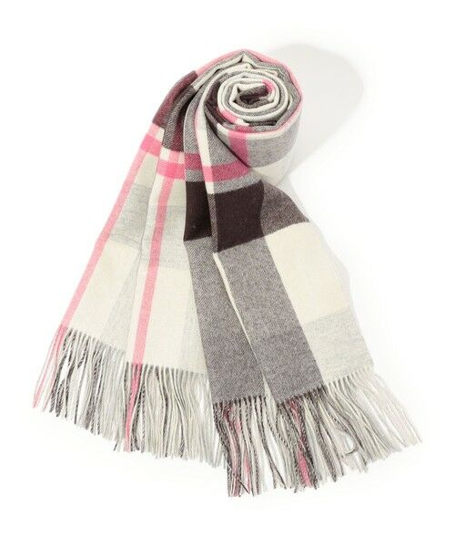 セール】 TOMORROWLAND チェック カシミヤストール （マフラー
