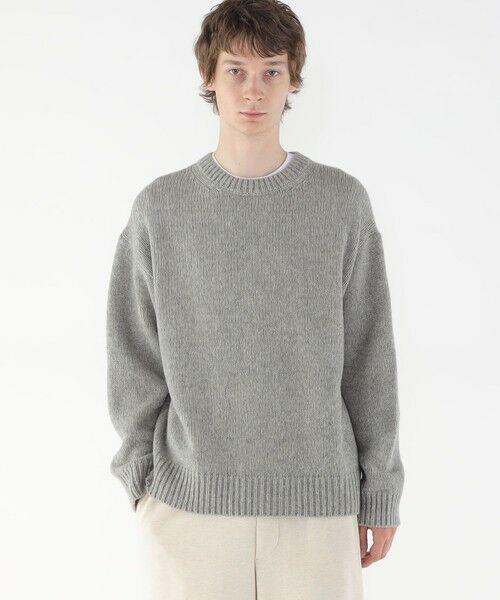 ファインウールクルーネックニット （ニット・セーター