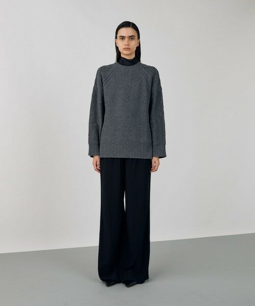セール】 セミウーステッドウール クルーネックプルオーバー （ニット